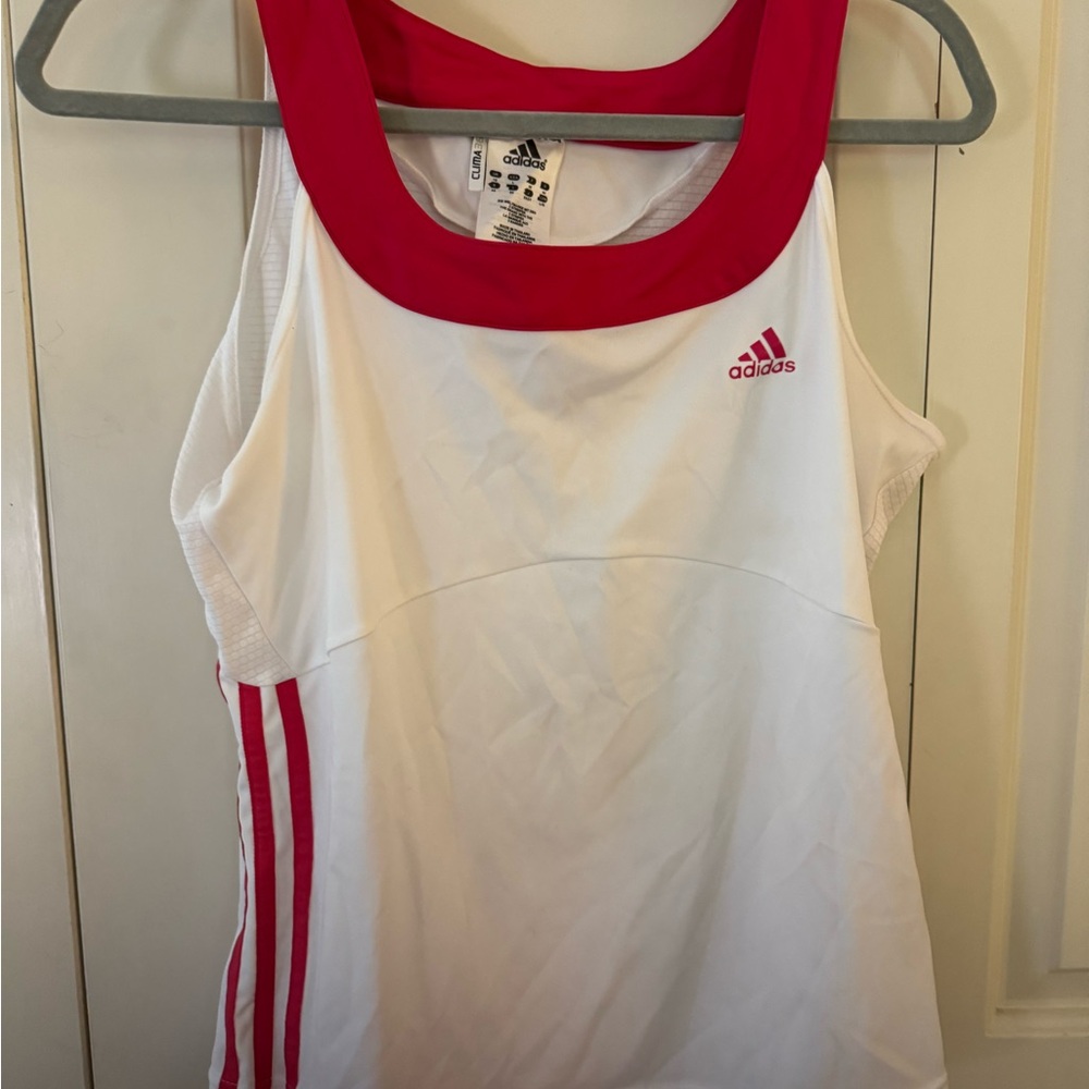 Never worn Addidas Climate cool tennis top- adorable!